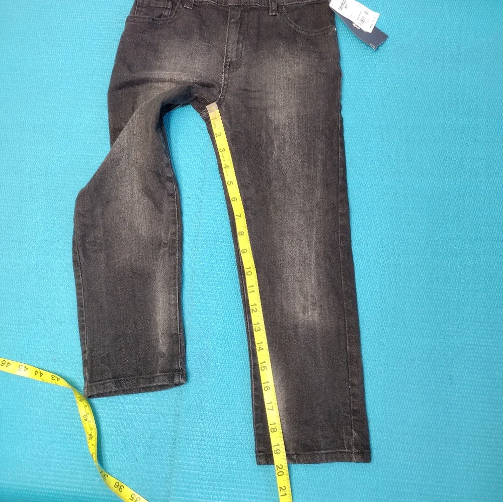 NWT OshKosh Boy's Slim Stretch Jeans Black Size 7